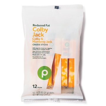 Publix Reduced Fat Colby Jack Cheese Sticks