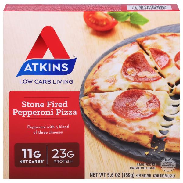 Atkins Pizza, Pepperoni, Stone Fired Publix Super Markets
