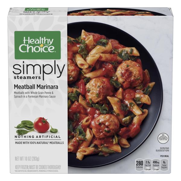 Healthy Choice Simply Steamers Meatball Marinara Publix Super Markets