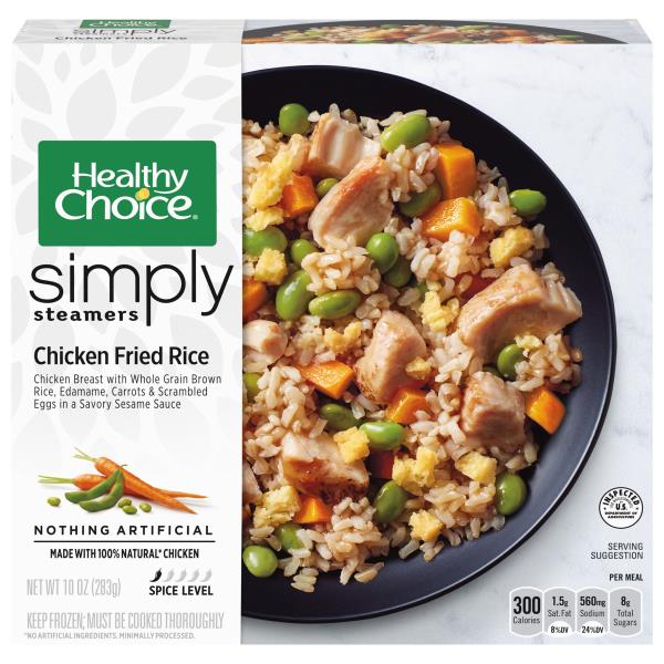 Healthy Choice Simply Steamers Chicken Fried Rice | Publix Super Markets