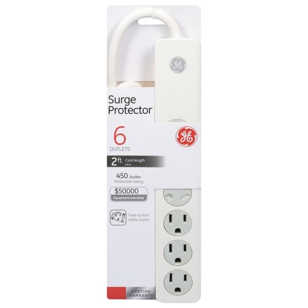 GE Surge Protector, 6 Outlets | Publix Super Markets