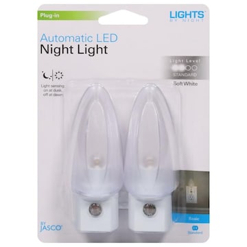 Lights By Night Night Light, LED, Automatic, Soft White