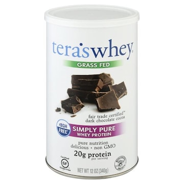 Tera's Whey  Whey Protein, Dark Chocolate Cocoa, Simply Pure, Grass Fed