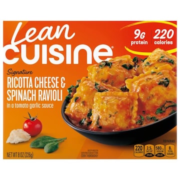 Lean Cuisine Signature Ricotta Cheese & Spinach Ravioli in a Tomato Garlic Sauce
