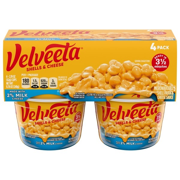 Velveeta Shells & Cheese Microwavable Shell Pasta & Cheese Sauce
