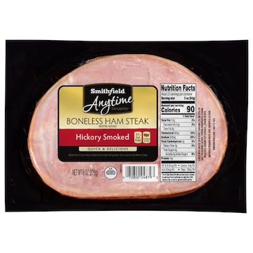 Smithfield Anytime Favorites Boneless Hickory Smoked Ham Steak
