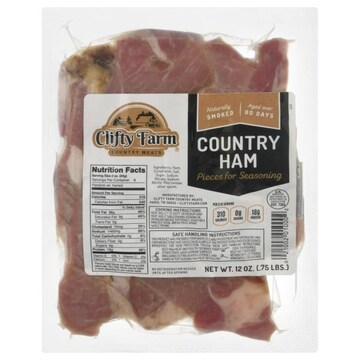 Clifty Farm Country Ham, Pieces for Seasoning