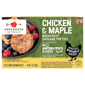 Applegate Chicken & Maple Breakfast Sausage Patties