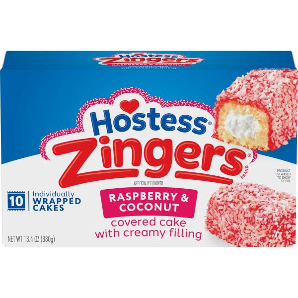 Hostess Zingers Cakes, Raspberry Publix Super Markets
