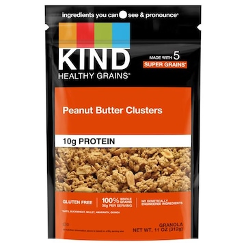 Kind Healthy Grains Peanut Butter Clusters Granola