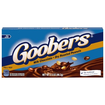 Goobers Milk Chocolate, Dry Roasted Peanuts