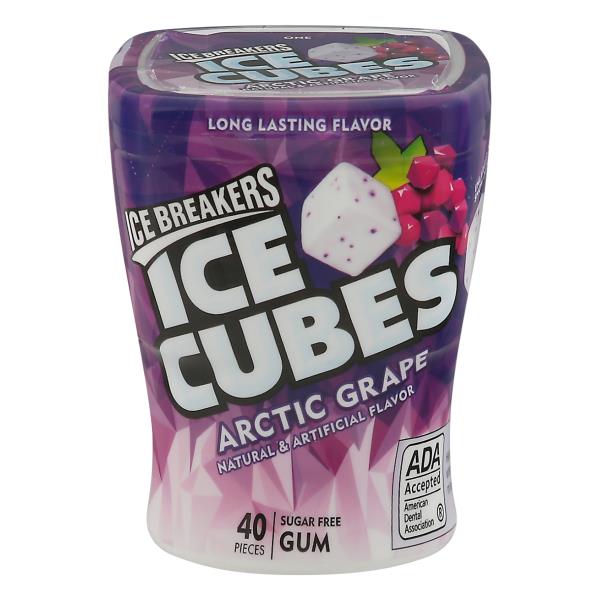Ice Breakers Gum, Sugar Free, Arctic Grape, Ice Cubes Publix Super Markets