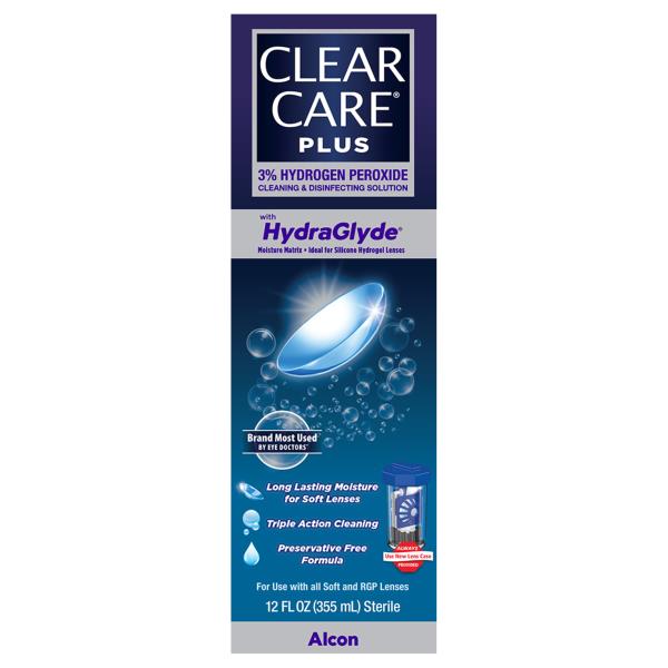 Clear Care Plus 3% Hydrogen Peroxide Cleaning & Disinfecting