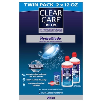Clear Care Plus 3% Hydrogen Peroxide Cleaning & Disinfecting Solution