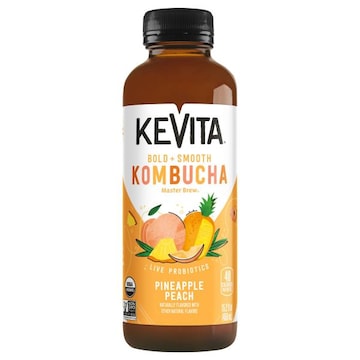 KeVita Master Brew Kombucha, Pineapple Peach, Master Brew