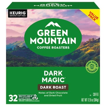 Green Mountain Coffee Roasters K-Cup Pods Dark Roast Dark Magic Coffee Value Pack