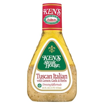 Ken's Steak House Dressing & Marinade, Tuscan Italian  with Lemon, Garlic & Herbs
