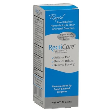 Recticare Anorectal Cream, Lidocaine 5%