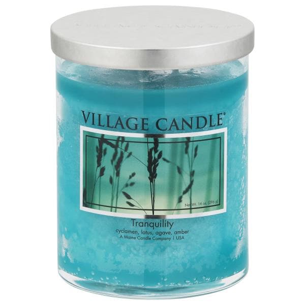 Village Candle Candle, Tranquility, Glass Cylinder Publix Super Markets