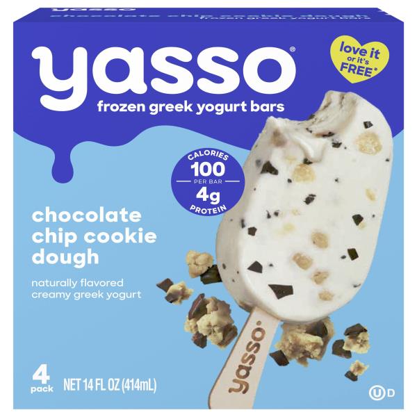 Yasso Greek Chocolate Chip Cookie Dough Yogurt Bars | Publix Super