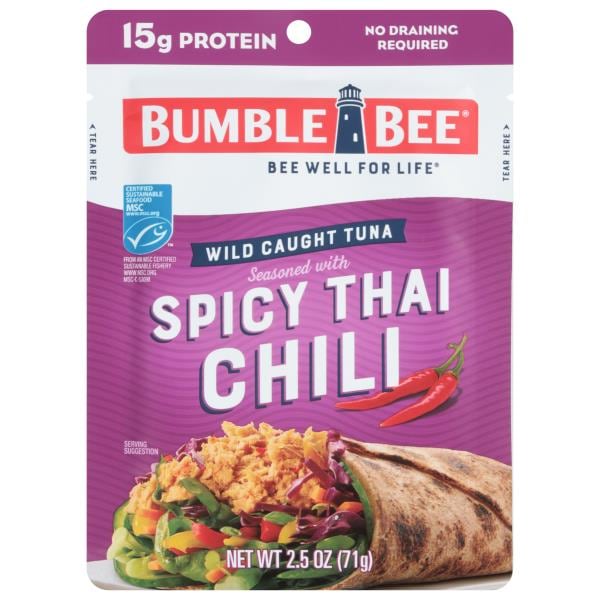 Bumble Bee Tuna, Spicy Thai Chili, Wild Caught Publix Super Markets