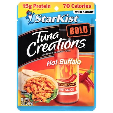 Starkist E.V.O.O. Tuna Creations Bold Seasoned Premium Hot Buffalo Tuna