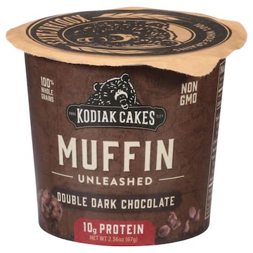Kodiak Power Cup Muffin, Double Dark Chocolate, Protein Packed
