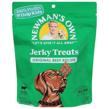 Newman's Own Treats for Dogs, Jerky Treats, Original Beef Recipe