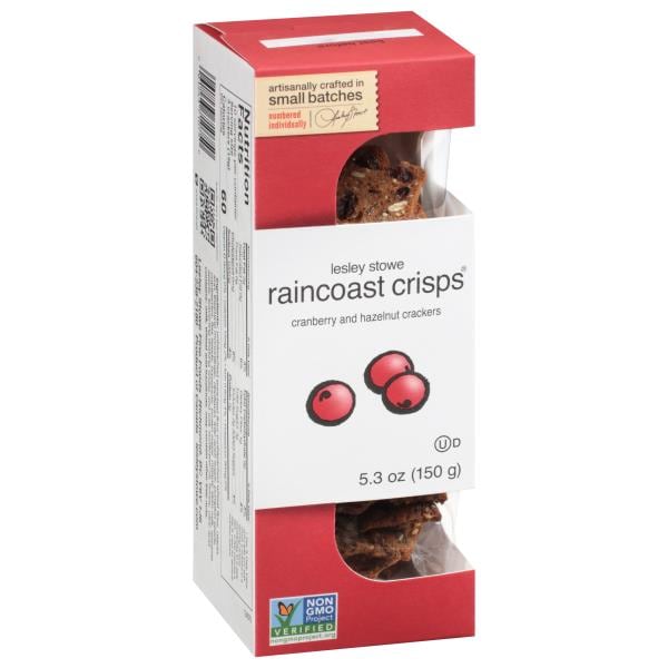 Lesley Stowe Raincoast Crisps Cranberry And Hazelnut