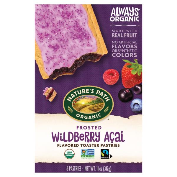 Nature's Path Organic Toaster Pastries, Frosted, Wildberry Acai Publix Super Markets