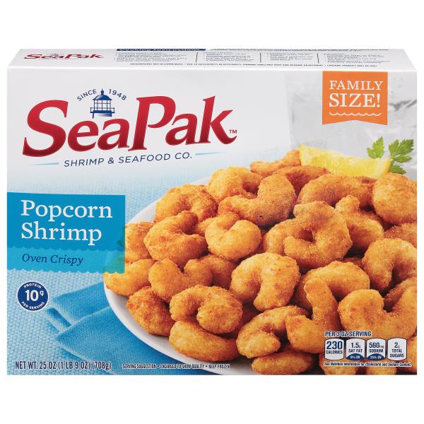 Seapak Popcorn Shrimp, Oven Crispy, Family Size | Publix Super Markets