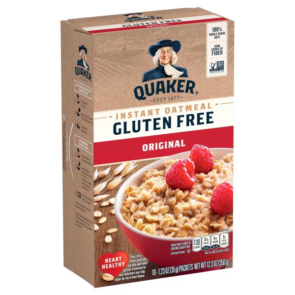 Quaker Instant Oatmeal, Gluten Free, Original | Publix Super Markets