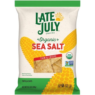 LATE JULY® Snacks Restaurant Style Sea Salt Tortilla Chips