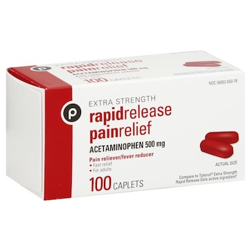 Publix Pain Relief, Extra Strength, Rapid Release, Caplets