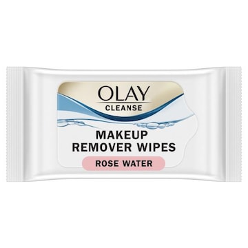 Olay Cleanse Makeup Remover Wipes, Rose Water, 25 count