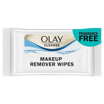 Olay Cleanse Makeup Remover Wipes, Fragrance Free, 25 count