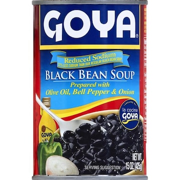 Goya Soup, Reduced Sodium, Black Bean