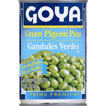 Goya Prime Premium Pigeon Peas, Low Sodium, Green