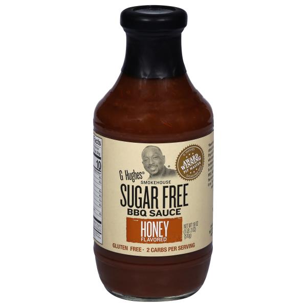 G Hughes BBQ Sauce, Sugar Free, Honey Flavored, Smokehouse Publix