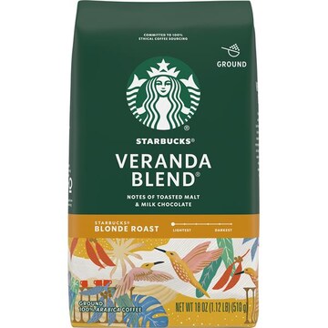 Starbucks Coffee, 100% Arabica, Ground, Blonde Roast, Veranda Blend
