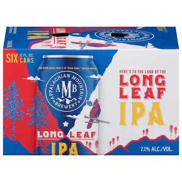 Appalachian Mountain Brewery Beer, IPA, Long Leaf