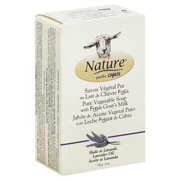 Canus Soap, Pure Vegetable, with Fresh Goat's Milk, Lavender Oil