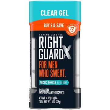 Right Guard With up to 72-hours of protection from sweat and odor.