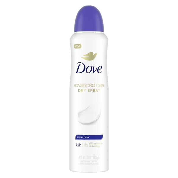 Dove Advanced Care Original Clean Antiperspirant Deodorant Spray
