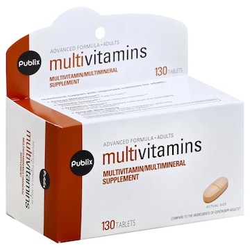 Publix Multivitamins, Advanced Formula, Adults, Tablets