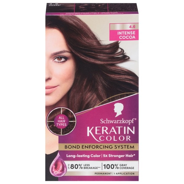 Keratin Color Intense Cocoa 4.6 Permanent Hair Color | Publix