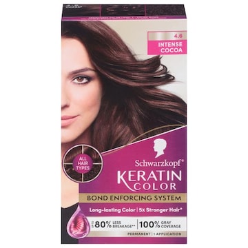Keratin Color Intense Cocoa 4.6 Permanent Hair Color