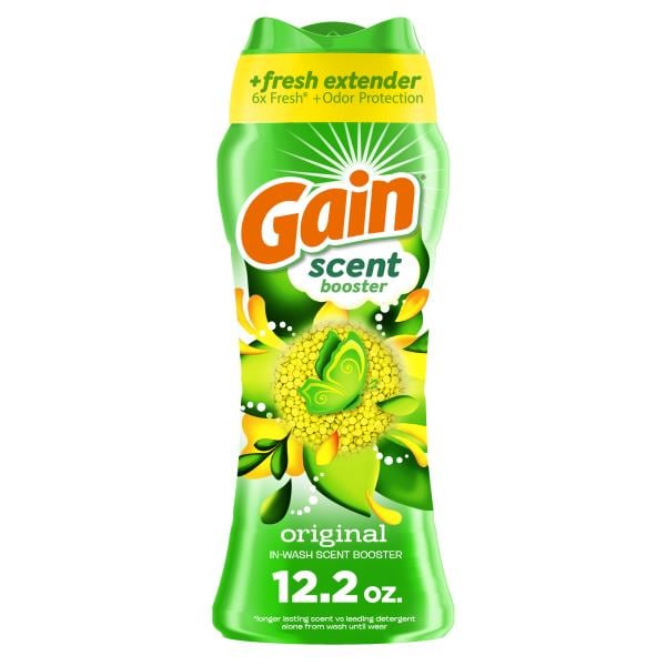 Gain Fireworks In-Wash Laundry Scent Booster, Original Scent, 12.2