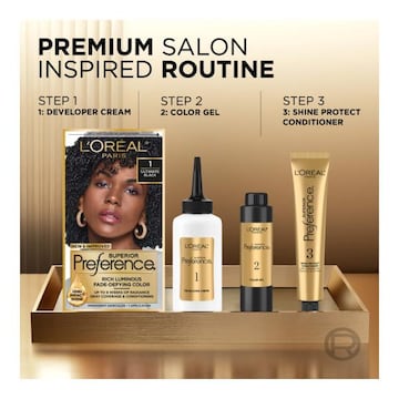 L'Oreal Paris Superior Preference Permanent Hair Color 3C Cool Darkest Brown