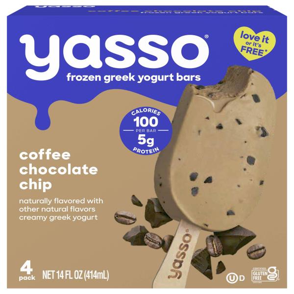 Yasso Frozen Greek Coffee Chocolate Chip Yogurt Bars | Publix